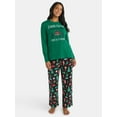thumbnail image 2 of Women's Christmas Cut & Carry Crewneck Hacci Top from Holiday Time, Sizes S-XXXL, 2 of 5