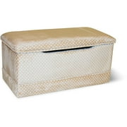 Deluxe Toy Box, Tan Dot