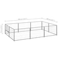 thumbnail image 6 of Dog Kennel Charmma Outdoor Dog Pen Silver 64.6 ft² Steel, 6 of 6