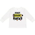 thumbnail image 3 of Inktastic 1st Grade Rocks with Pencil and Stars Boys or Girls Long Sleeve Toddler T-Shirt, 3 of 5