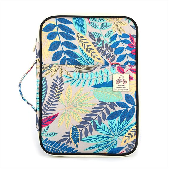 Bolsa Multifuncional para Documentos A4, Bolsa de Almacenamiento Combinada, Bolsa de Viaje con Cremallera, Protectora.