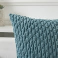 thumbnail image 1 of Hltser Kevin Textile 12x24 Inch Pillow Cover 1 Pack Boho Decorative Soft Striped Corduroy Lumbar Farmhouse Solid Color Accent Rectangle Cushion Case for Living Room Couch Sofa Bed  Light, 1 of 8