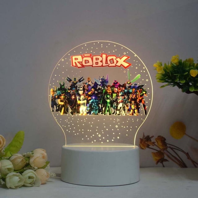 Roblox juego que rodea la luz nocturna bidimensional, regalo de cumpleaños creativo, el mejor regalo para niñas, novias, compañeros de clase, parejas