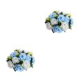 thumbnail image 4 of Justharion 1/2/3/5 Exquisite Simplicity Fake Flower Ball Arrangement Bouquet For Minimalist Décor blue 2PCS, 4 of 6