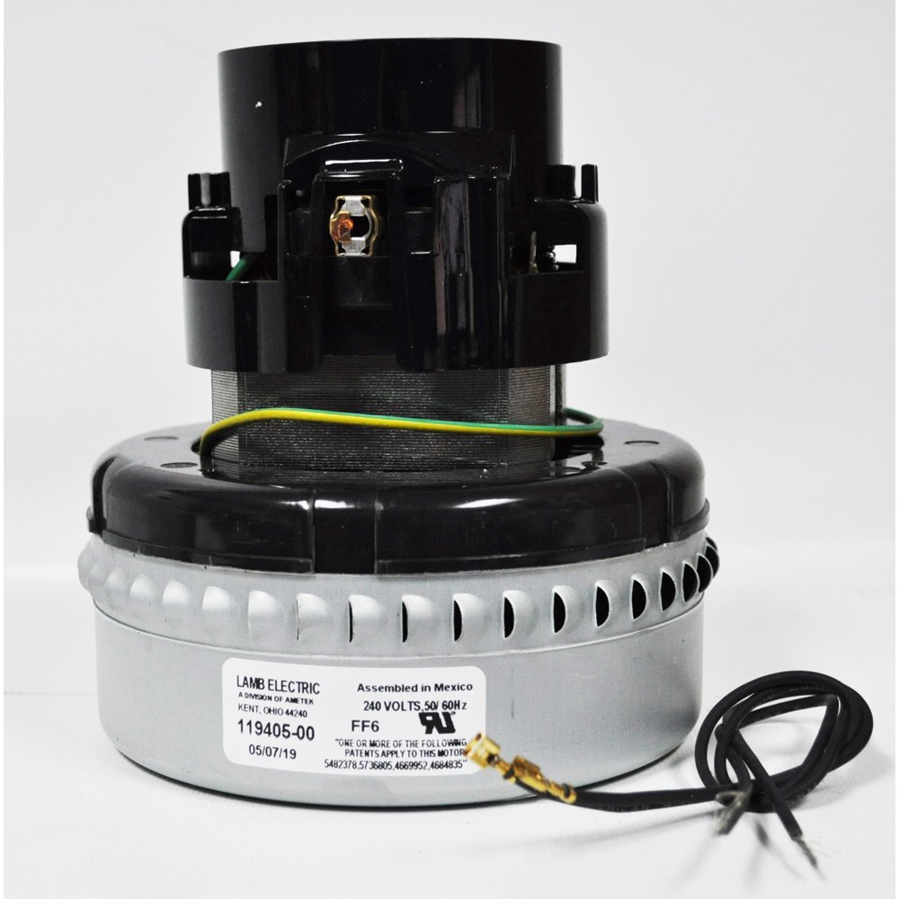 Ametek Lamb 5.7 Inch 2 Stage PB 240 Volt B/B Vacuum Cleaner Motor 11940500