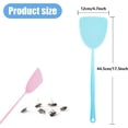 thumbnail image 2 of Matamoscas, 3 Piezas Matamoscas de Plástico, Matamoscas Manual para Repeler Moscas, Mosquitos, Insectos (Azul, Verde, Rosa), 2 of 5