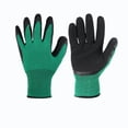 thumbnail image 2 of Dmlowu Extra Thick Fabric Outdoor Gardening Gloves, Heavy Duty Garden Gloves for Men Women, Stretchable Wrist Work Gloves for Gardening Construction Warehouse Handling, 2 of 6