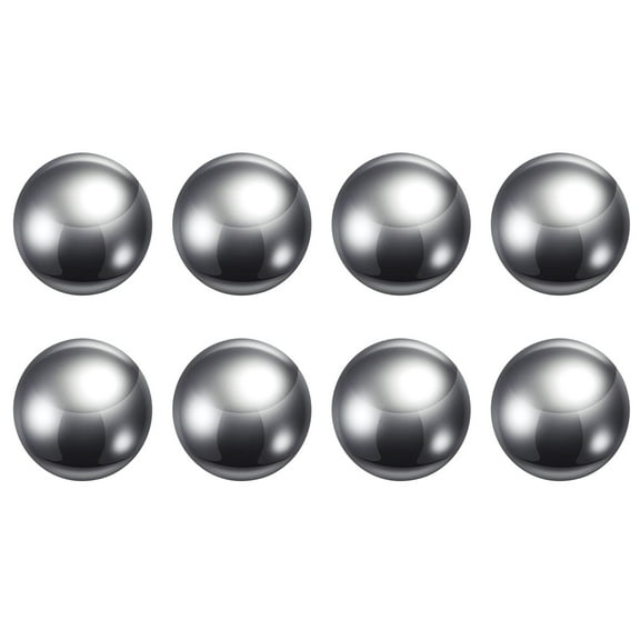 Uxcell Precision Balls 20mm Diameter G25 Chrome Steel Ball for Bearings, Silver 8 Pack