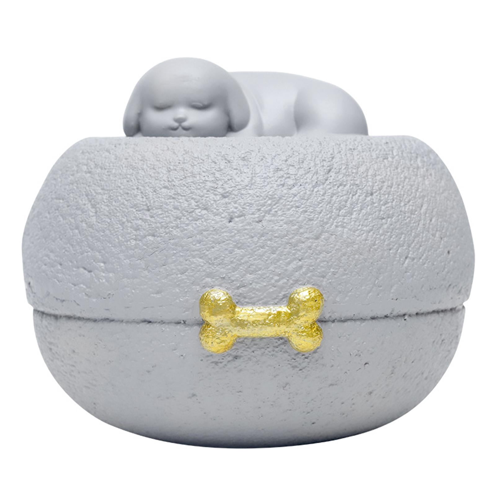 Bothyi Pet Ash Container Dog Cremation Urn Accessories Handicraft Lightweight Resin