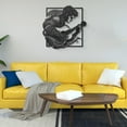 thumbnail image 6 of Tattoed Guitarist Metal Wall Art, 6 of 8