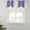 purple, variant on Turquoise Aqua Stripes Tie Up Valance Curtains for Windows, Kitchen Curtains Window Treatments, Modern Minimalist Abstract Lines Short Window Shades Valances for Bedroom Bathroom Cafe 42"x18"
