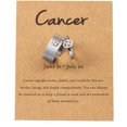 thumbnail image 2 of YYKihy Stainless Steel Zodiac Ring For Couple Women Men Statement Ring Open Friendship BBF Birthday Jewelry Gift 2Pcs Set, 2 of 4