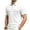 White, variant on Polo Shirts for Men Summer Short Sleeve Relaxed Fit Jacquard Texture Lapel Collar Business Casual Work T Shirt Golf Shirts