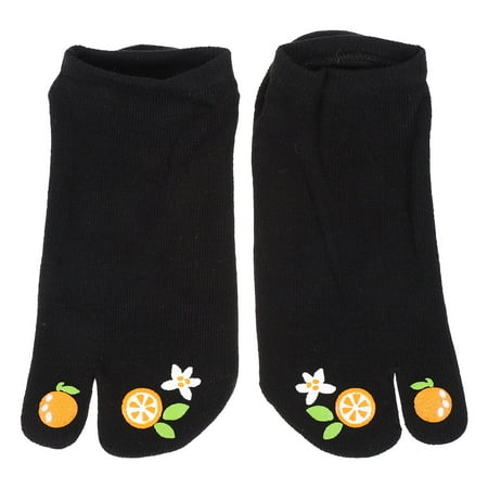 

1 Pair of Cotton Two-toe Socks Comfortable Summer Socks Warm Split Toe Socks