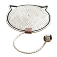 thumbnail image 2 of Cat Scratch Mat Interactive Cats Sleeping Mat with Ball for Carpet Couch Bed white, 2 of 9