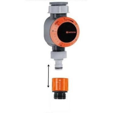 Martha Stewart High Flow Mechanical Water Timer – Single Outlet, Waters Up To 2 Hours, Easy Dial