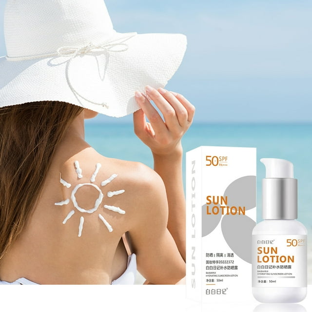 Puntoco Protector solar blanqueador SPF50+++ AntiUV Hidratante Refrescante No graso Protector solar de verano 50 g