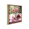 thumbnail image 4 of Stupell Industries Spring Snacks on Plaid Food & Beverage Painting Brown Floater Framed Canvas Art Print Wall Art, 25 x 25, 4 of 10