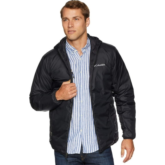 Columbia Lake 22 Reversible Hooded Jacket Black SM