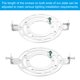 thumbnail image 5 of Uxcell 135mm (5.31") Universal Light Fixture Mounting Bracket Kit, 2set Light Crossbar Plate for Close To Ceiling Light, 5 of 7