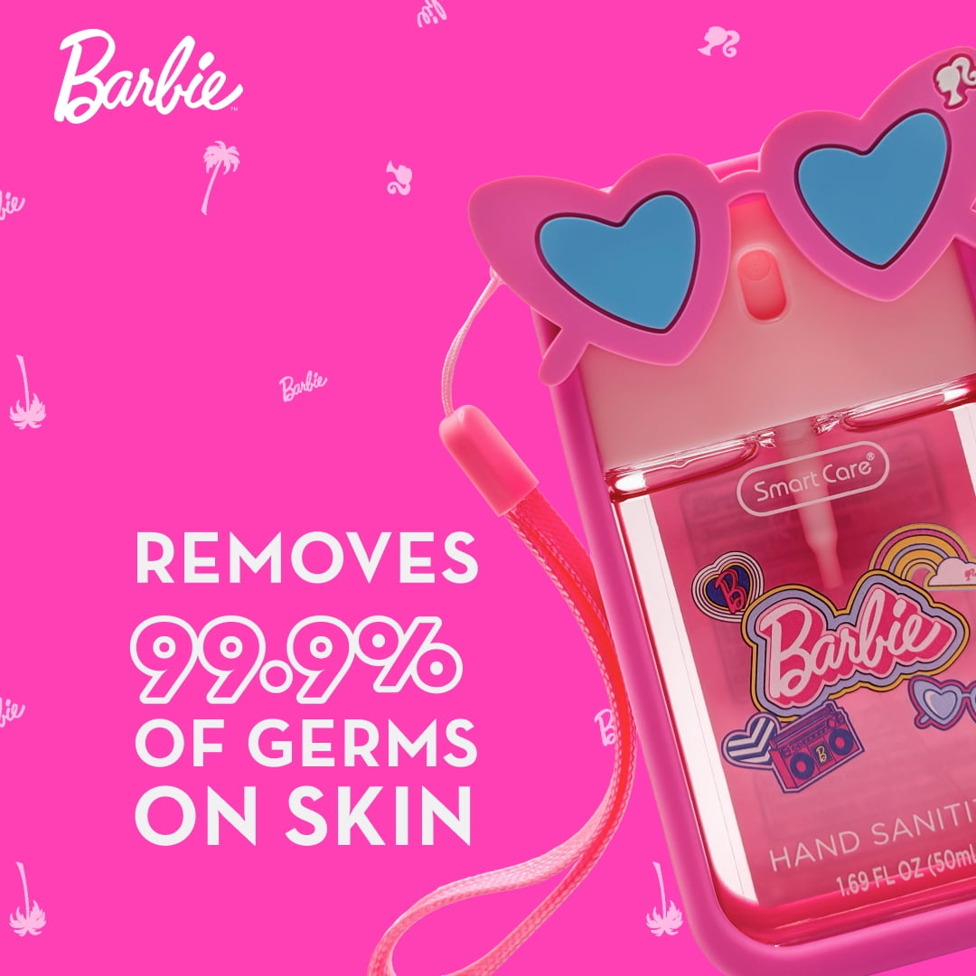 Smart Care Barbie Hand Sanitizer Spray with Sunglasses Case, 1.69 fl oz