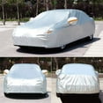 thumbnail image 5 of KouKou Car Cover Custom Fit Volkswagen Jetta from 1998 to 2022, Oxford Full Exterior Cover Waterproof All Weather, Silver, 5 of 6