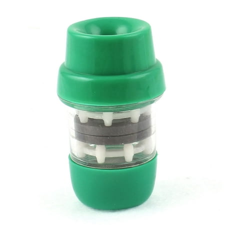 Kitchen Green Plastic Faucet Tap  Water Magnetic Filter Purifier