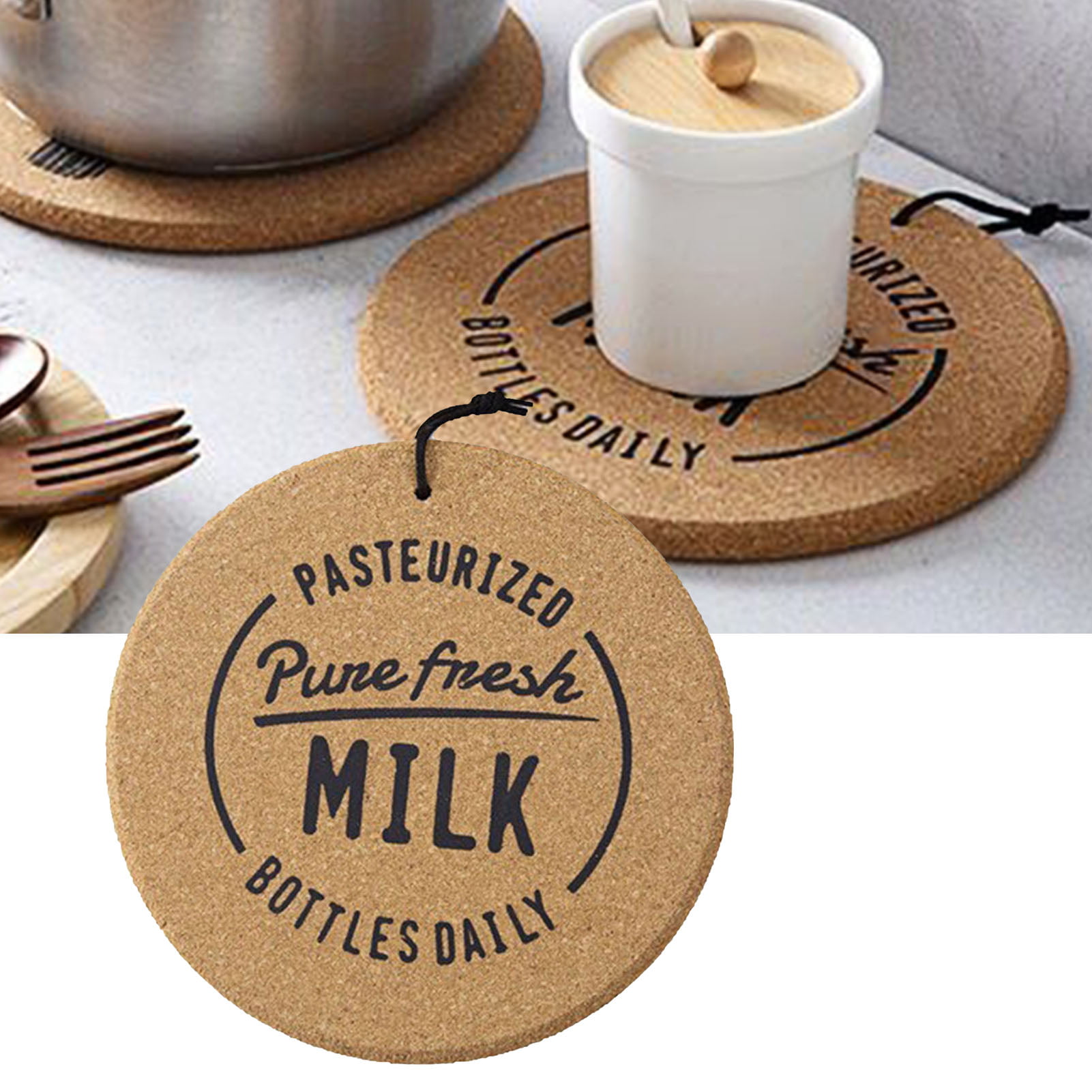 Minimalism Round Heat Insulation Table Mug Mat Pad Placemat Non-slip Coasters