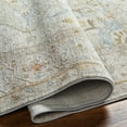 thumbnail image 5 of Livabliss Avant Garde Vintage Fringe Area Rug, 6'7" x 6'7", Medium Grey/Olive, 5 of 6