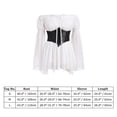 thumbnail image 6 of IDOPIP Women's Off Shoulder Wrap Tie Up Romper Short Sleeve Boho Backless Jumpsuit with Corest, 6 of 6