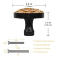 thumbnail image 3 of 4 Pcs Skull Knobs for Kitchen Cabinet Cupboard Dresser Bookcase Drawer Pulls Handles Round Home Decor, 3 of 5