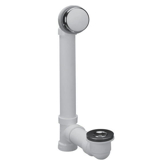 Watco 900-PP-PVC-CP Innovator Push Pull Bath Waste - Chrome Plated