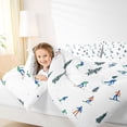 thumbnail image 4 of Feelyou Est Sleep Skiing Queen Comforter Set, Outdoor Sports Teen Bedding Set, 3pcs, 4 of 8