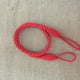thumbnail image 4 of Abrazaderas de cortina de cuerda de 27 pulgadas de largo con borlas de voile para ventana y dormitorio rojo, 4 of 6