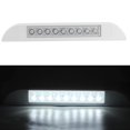 thumbnail image 1 of White Universal Auto Interior Strip Light 9 LED Lamp Beads Waterproof with OnOff Switch 4.5W, 1 of 8