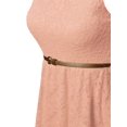 thumbnail image 3 of FashionOutfit Women's Stretchy Lovely Lace Dress w Detachable belt, 3 of 3
