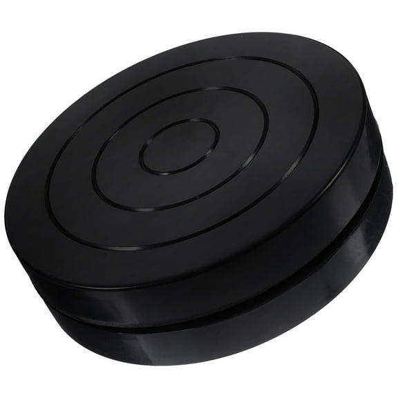 Supvox Clay Turntable with 360 Degree Rotating Swivel Black Plastic Pottery Wheel Turntable Base