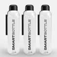 thumbnail image 1 of Smartbottle Tall Reusable Water Bottle, Black, 750ml / 25oz, 3-Pack, 1 of 9