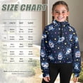 thumbnail image 4 of Uourmeti Astronauts Sharks Print Comfy Top Lightweight Pullover with Pocket Youth Athletic Top Comfy Casual Sweatshirt Sporty Zip Up Size 7-8, 4 of 7