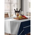 thumbnail image 6 of Navy Blue Grey Stripe Table Cloth, Modern Art Horizontal Striped Waterproof Tablecloth for Rectangle Tables, Reusable Washable Fabric Table Cover for Restaurant Kitchen Dining Tables 60"x102", 6 of 6