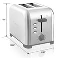 thumbnail image 6 of Kenmore 2-Slice Toaster Stainless Steel Wide Slot Bagel & Defrost Functions High-Lift Lever 9 Shade Settings, 6 of 9