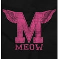 thumbnail image 2 of Meow Cute Crazy Cat Ladies University Women Crewneck Sweatshirt Brisco Brands X, 2 of 5