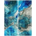 thumbnail image 4 of Subtle Blues AB Reverse Printed Tempered Glass Wall Art with Silver Leaf, 4 of 13