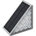 thumbnail image 1 of 2 luces solares para escaleras al aire libre, 13 luces LED solares para escalones de alto brillo IP68 impermeables para valla, pared, jardín, patio trasero, entrada, decoración de pasarelas (luz cáli, 1 of 5