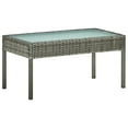 thumbnail image 5 of vidaXL 5 Piece Garden Lounge Set with Cushions Poly Rattan Grey, 5 of 5