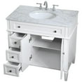 thumbnail image 3 of 36 inch single bathroom vanity in White, 3 of 16