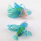 thumbnail image 3 of Worallymy luminoso pez león artificial silicona brillante falso pez león acuario paisaje decoración azul Worallymy JD735808339, 3 of 7