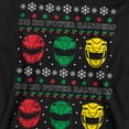 thumbnail image 2 of Power Rangers Ho Ho Power Rangers Ugly Christmas Unisex Adult Crewneck Sweatshirt, 2 of 5
