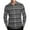 #061-Gray, variant on Donemore Men's Long Sleeve Button-Down Collar Checkered Shirt Classic Plaid Print Top Casual Business Trendy Versatile Men's Clothing