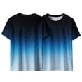 thumbnail image 4 of OHMZYZO Summer Shirts for Men Casual Short Sleeve Crew Neck Gradient T Shirt Graphic Tees Basic Tops, 4 of 9